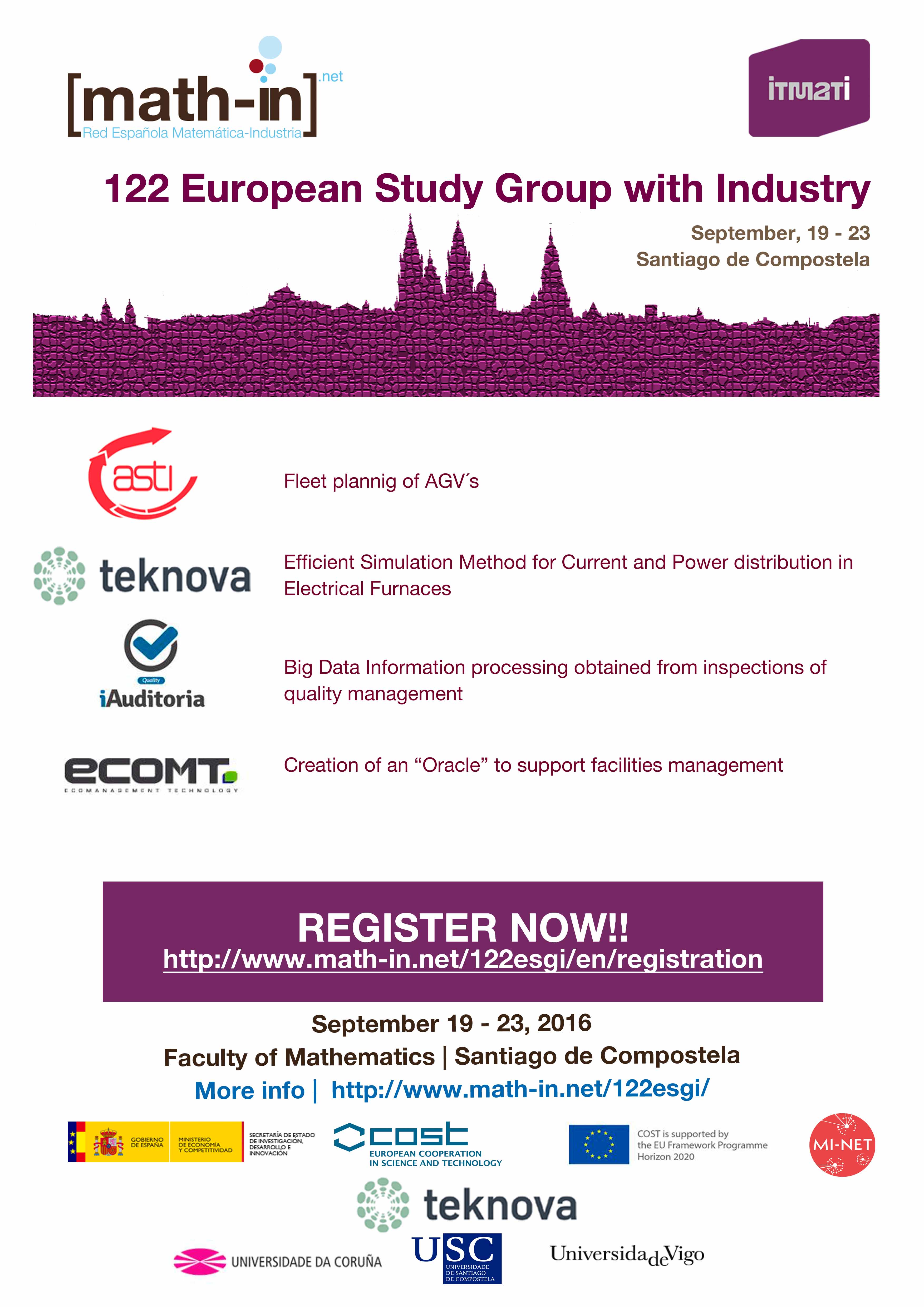 ESGI, ITMATI, european study group with Industry