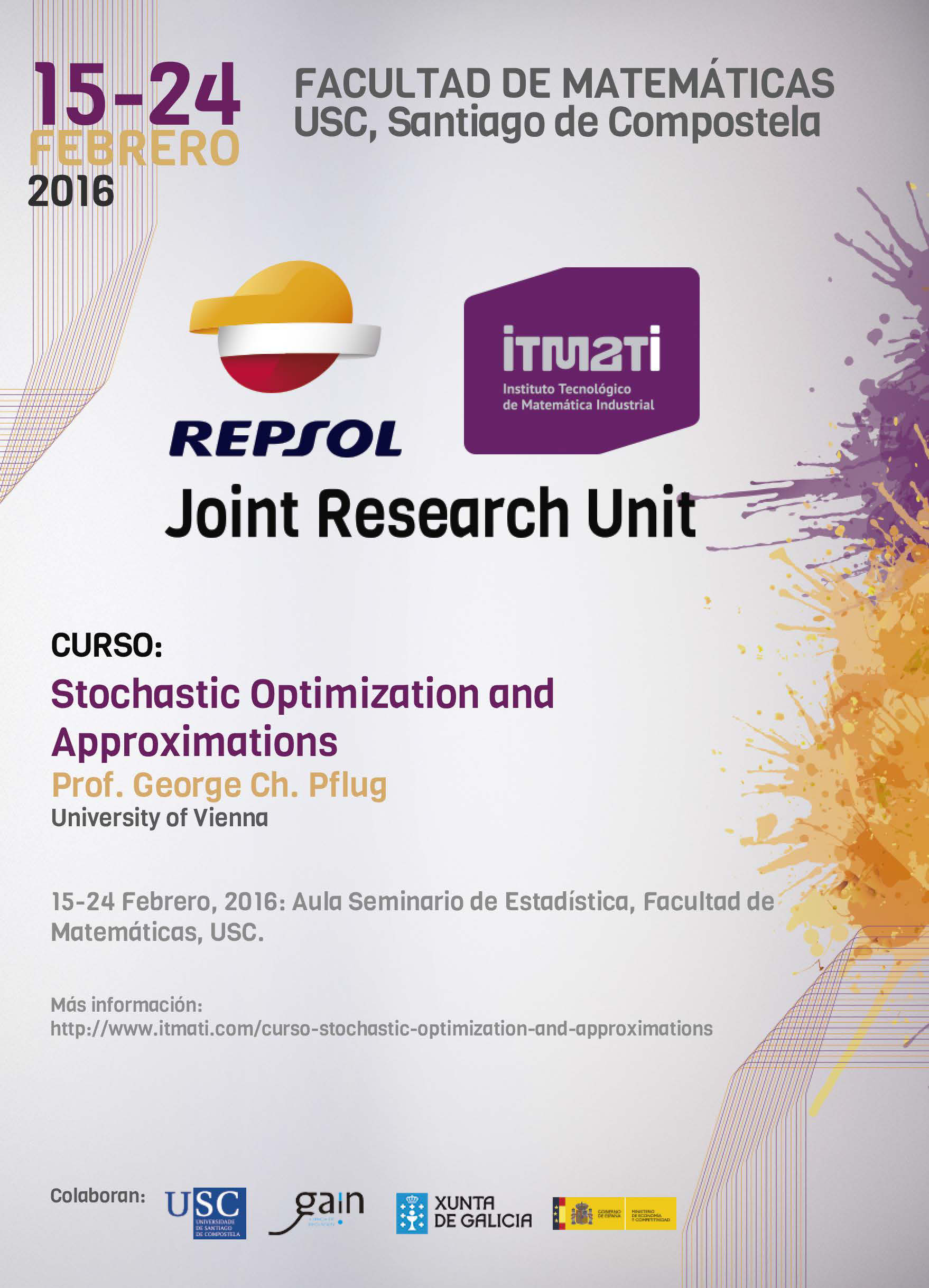 itmati, repsol, curso Stochastic optimization and approximations