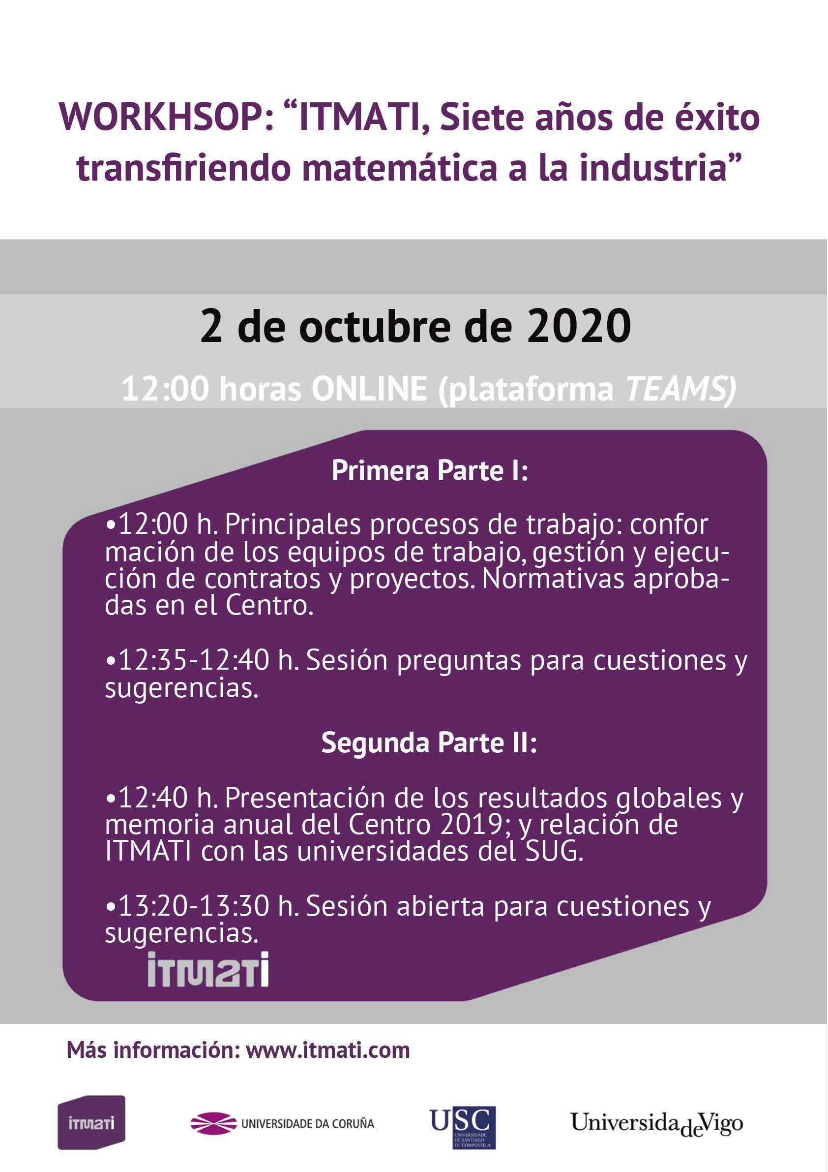 itmati, workshop investigadores